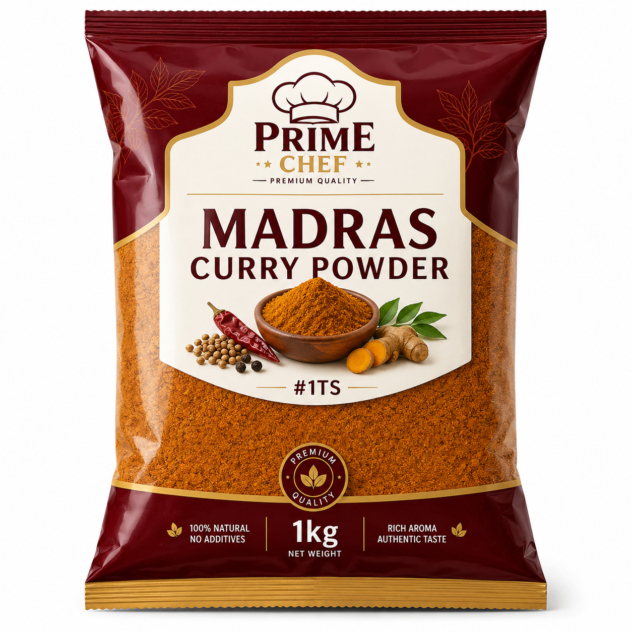 PRIME CHEF MADRAS CURRY POWDER 1TS-1KG
