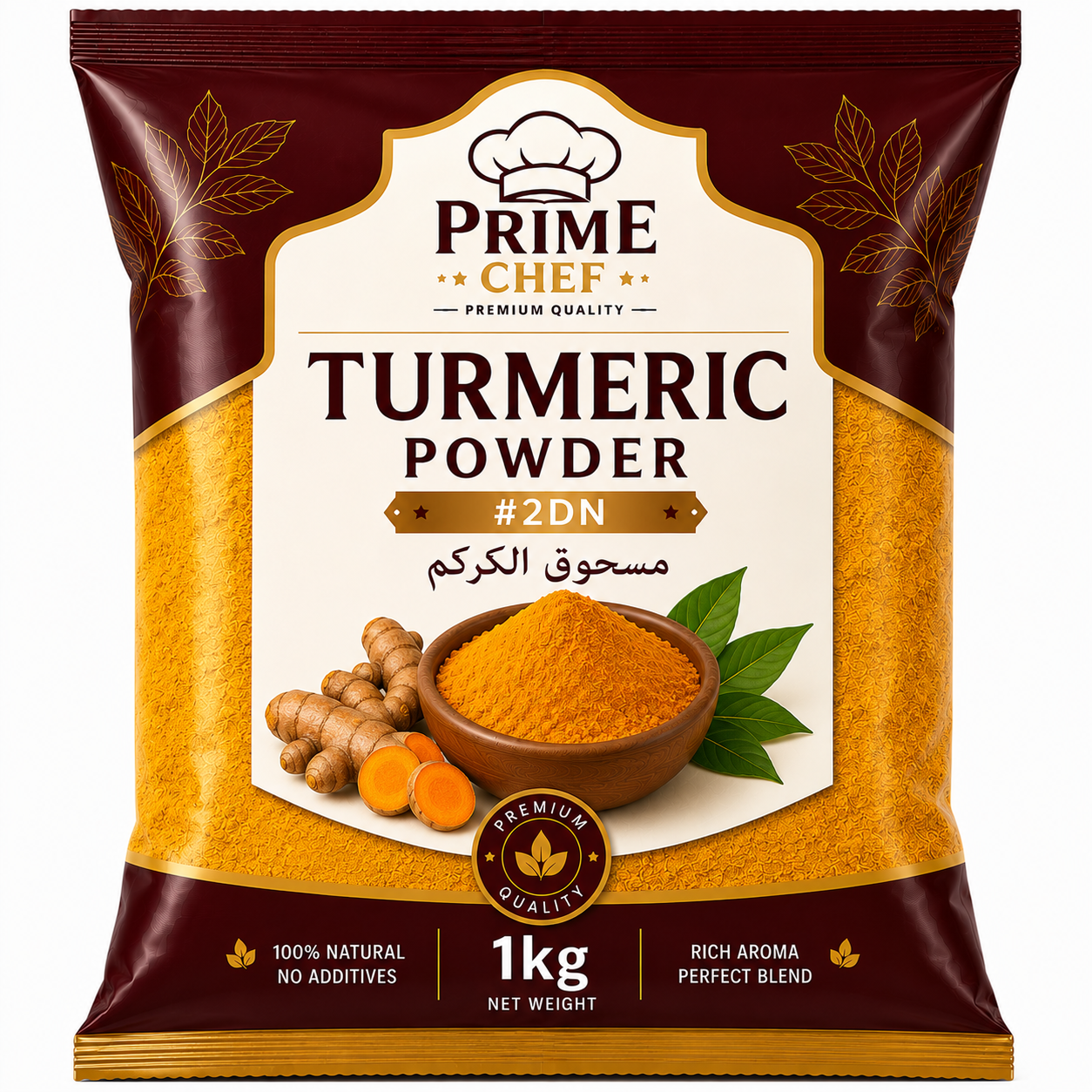 PRIME CHEF TURMERIC POWDER #2DN-1KG