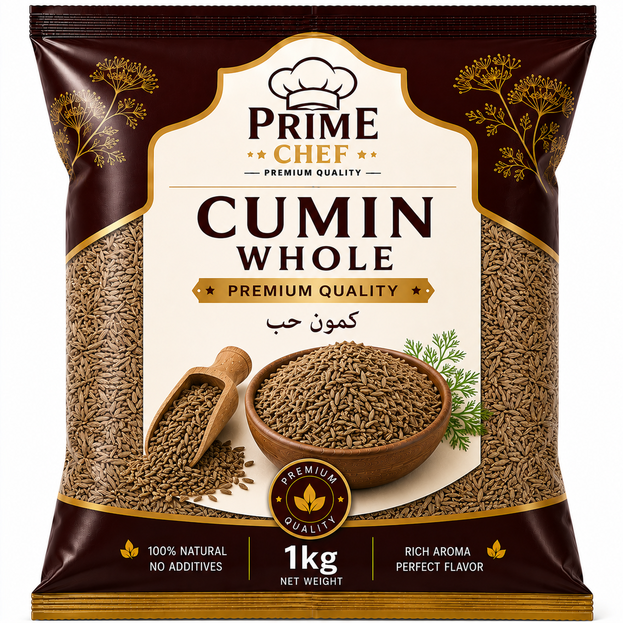 PRIME CHEF CUMIN WHOLE 1 KG