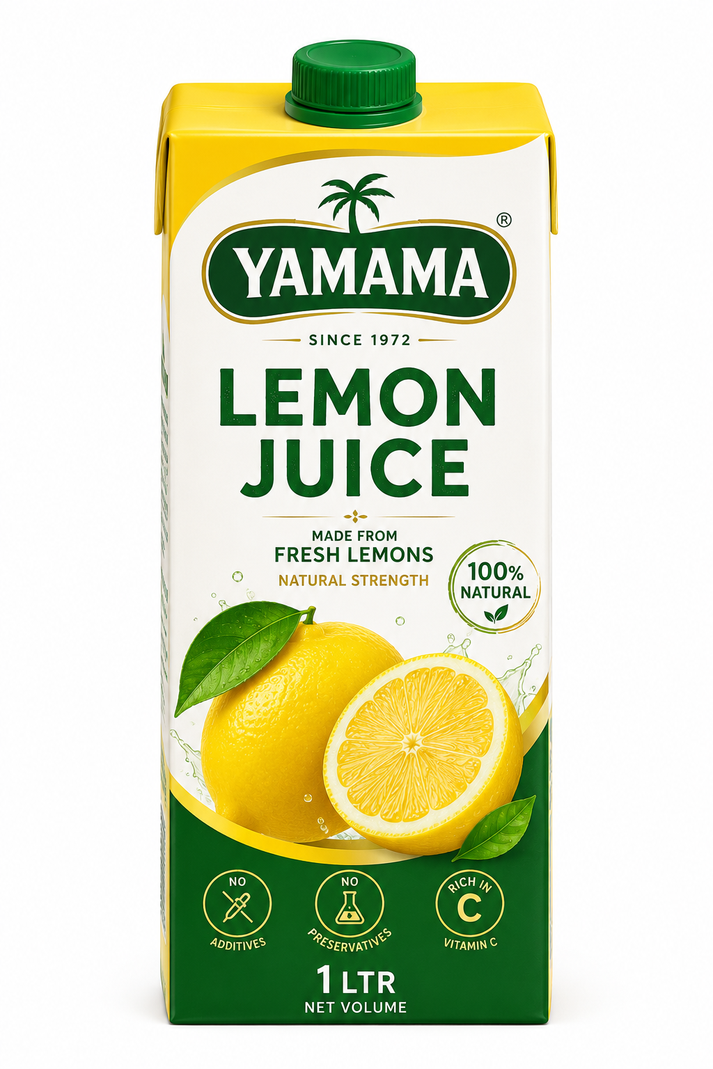Yamama Lemon Juice (1L x 12 Bottles)