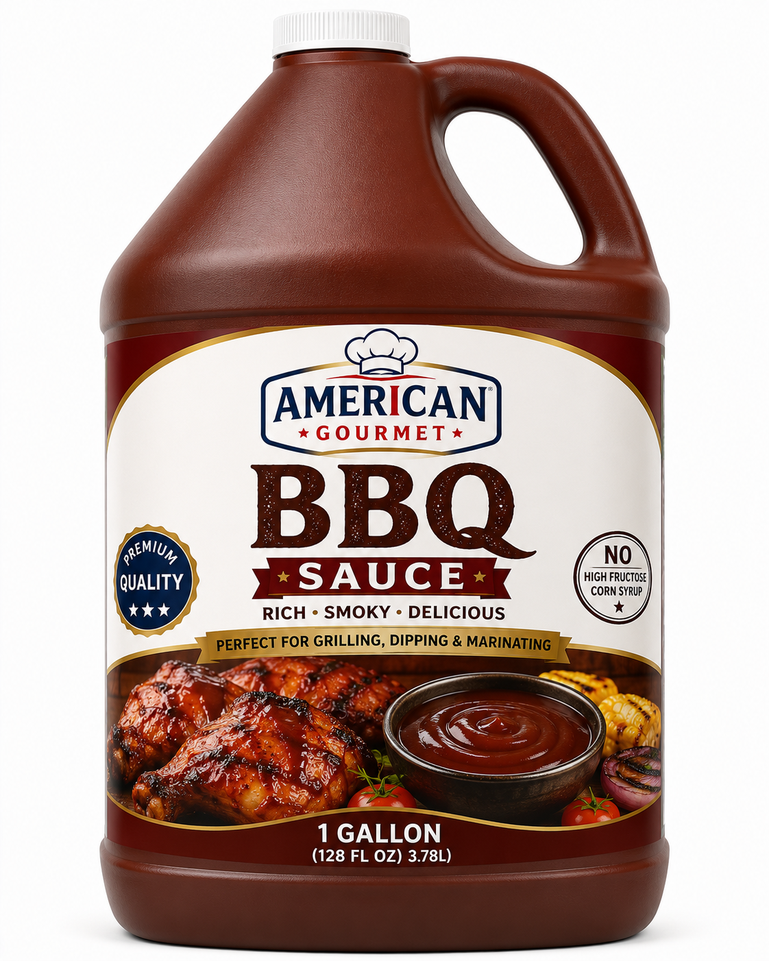 AMERICAN GOURMENT BBQ SAUCE 1GAL