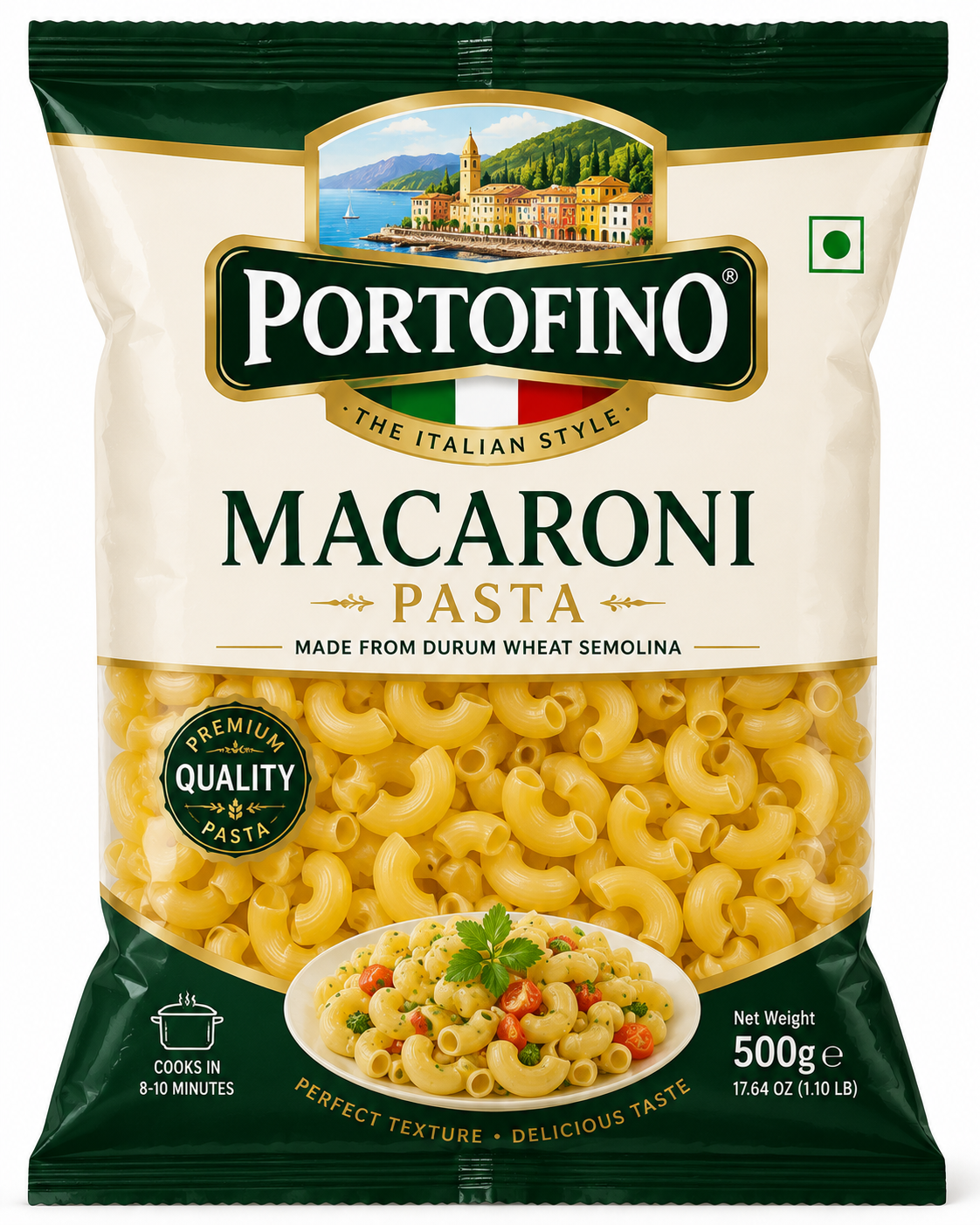 PORTOFINO MACARONI PASTA 500GM