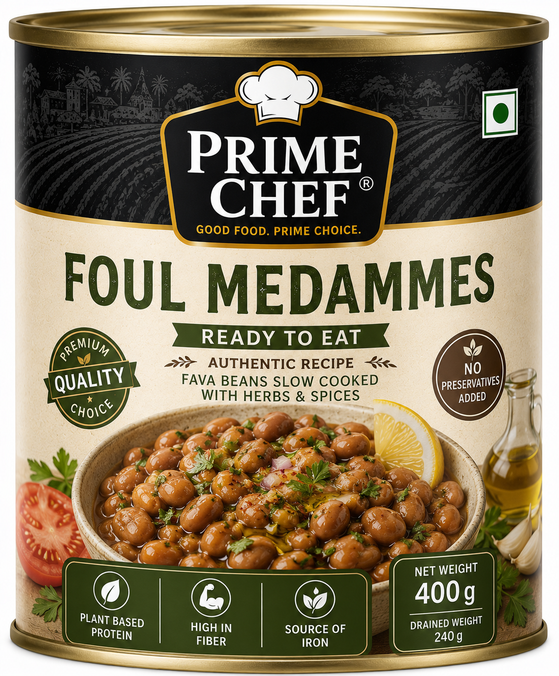 PRIME CHEF FOUL MEDAMMES 400GM