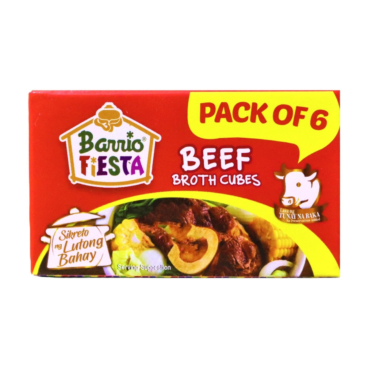 BARRIO FIESTA BEEF BROTH CUBES (6X10G) 60GM