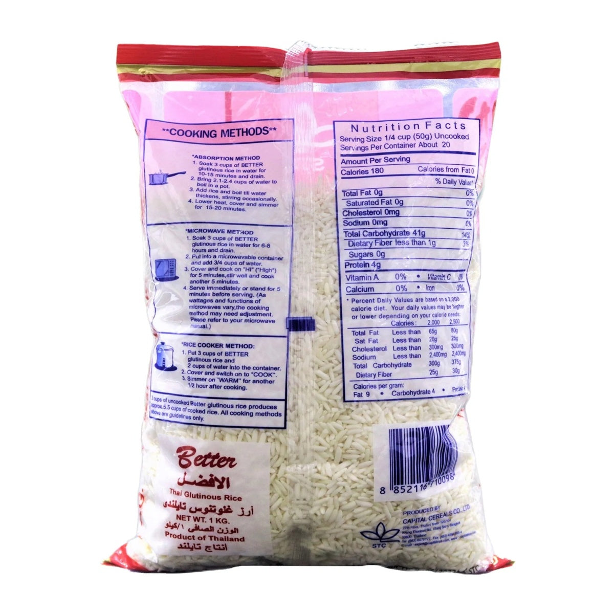 BETTER THAI GLUTINOUS RICE 1KG