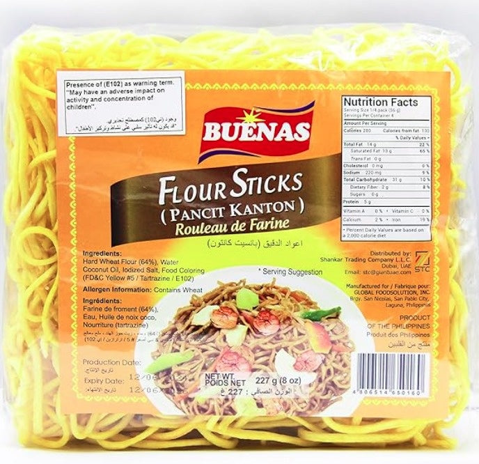BUENAS CHINESE NOODLES PANCIT CANTON 227GM