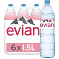 Evian water pet 1.5litre x 6