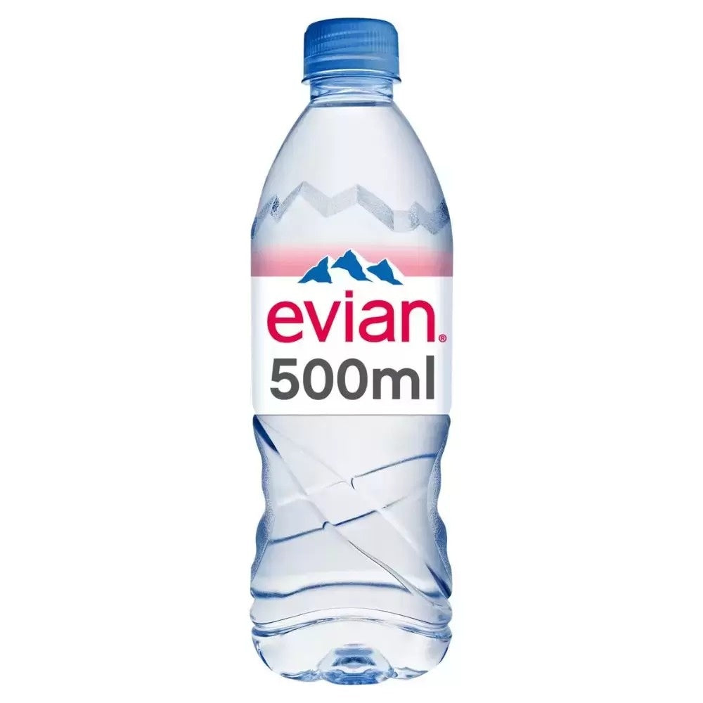 Evian water pet 500ml x 24