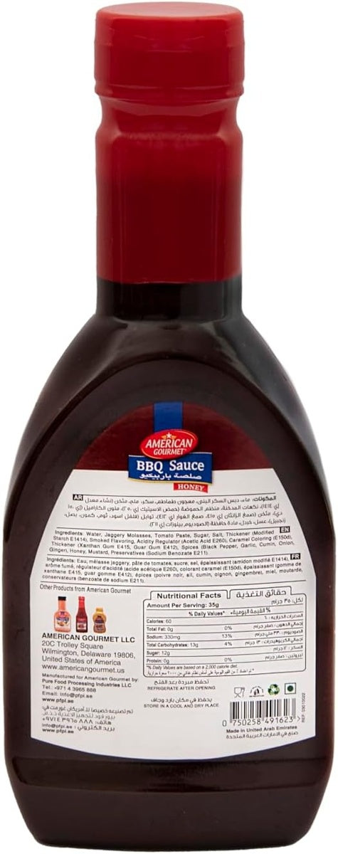 AMERICAN GOURMENT BBQ SAUCE 18OZ
