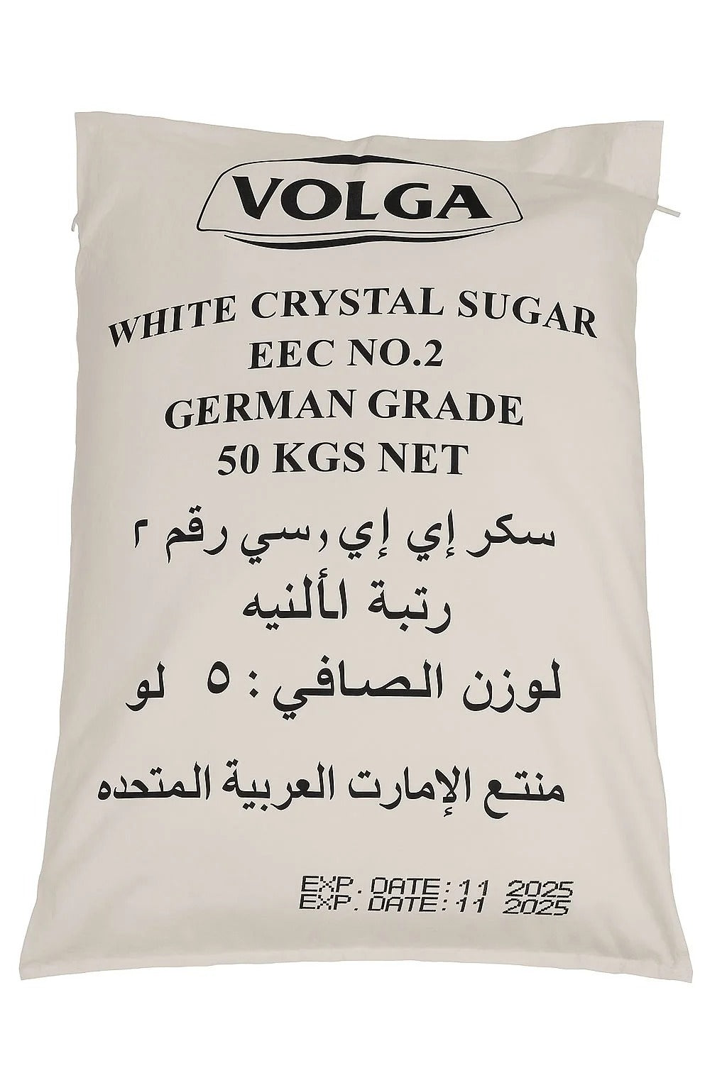 VOLGA WHITE CRYSTAL SUGAR 50KG GERMAN
