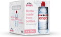 Evian sports cap 750ml x 4