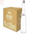 Evian still glass 330ml x 20