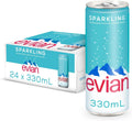 Evian sparkling CAN 330ml x 24