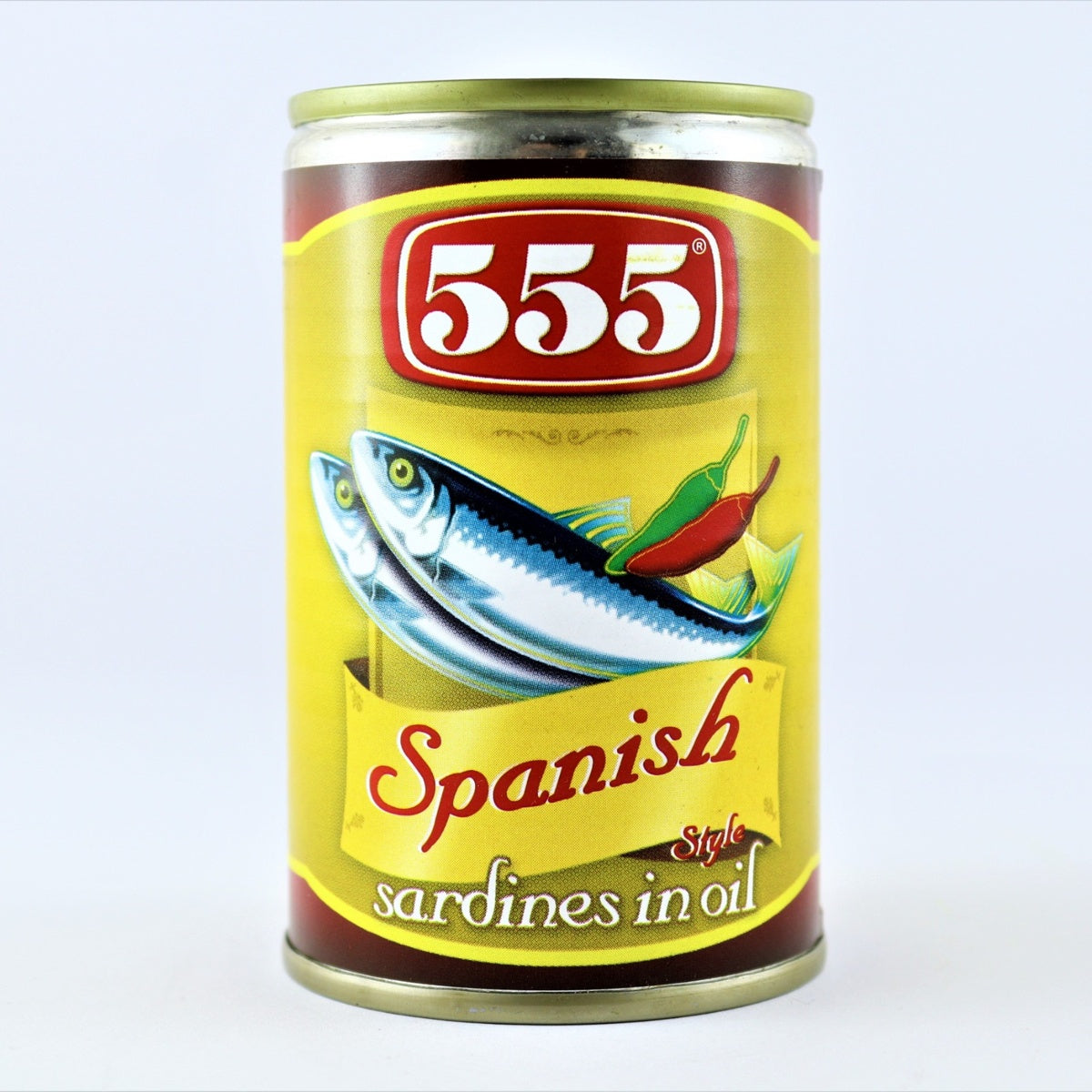 555 SARDINES IN OIL SPANISH STYLE 155GM