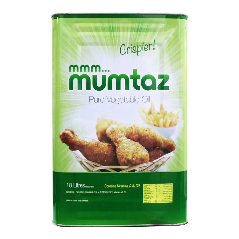 Mumtaz Pure Vegetable Cooking Oil 18 LTR