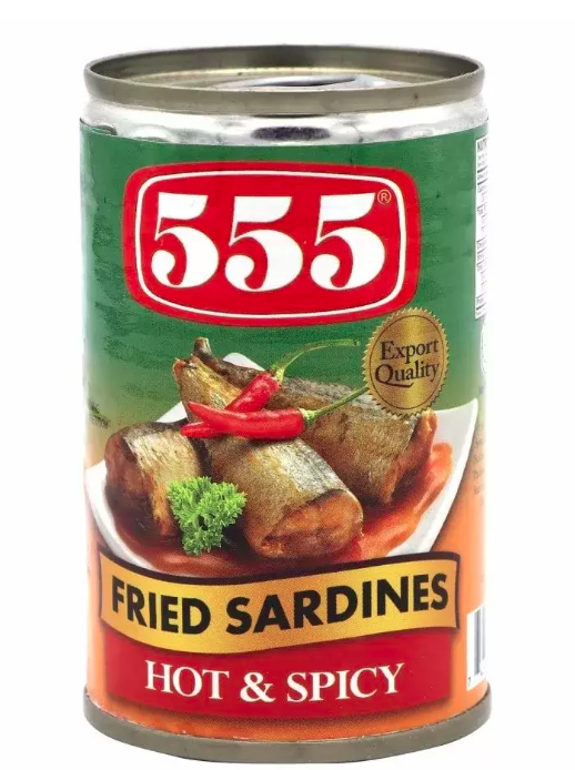 555 FRIED SARDINES HOT & SPICY